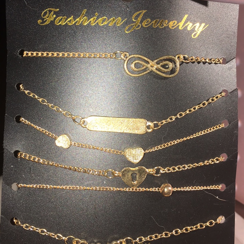 Gold bracelets